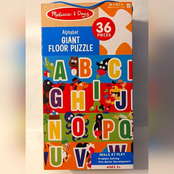 Puzzle Pavimento Alfabeto Animali Melissa & Doug - 24 Pezzi Educativo Per Bambini 3+ Anni